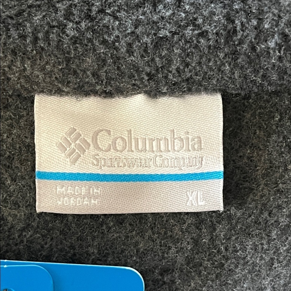 Columbia Mount Cannon Fleece Jacket Full Zip Gray XL NWT - Picture 10 of 13